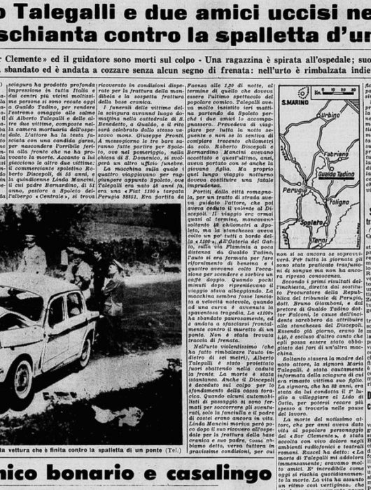 IL 10 LUGLIO SCOMPARIVA ALBERTO TALEGALLI: GRAZIE SOR CLEMENTE!