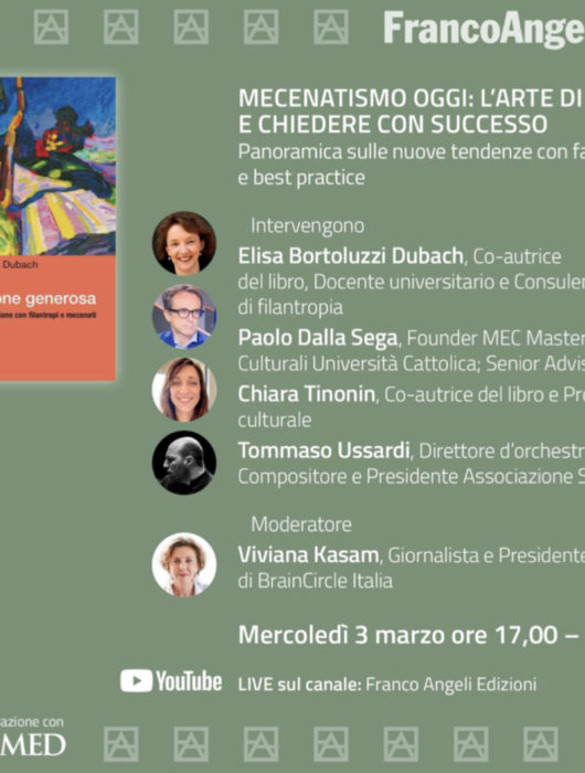Mecenatismo oggi: l’arte di dare e chiedere con successo